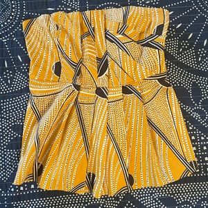 Anthropologie Floreat peplum sleeveless top